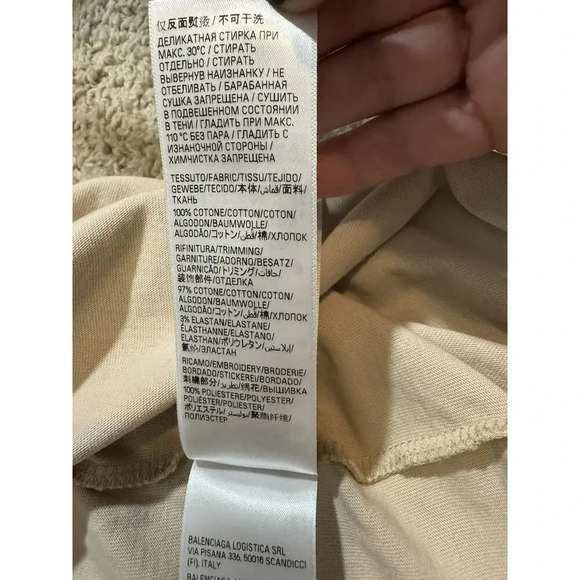 Balenciaga Campaign Logo Embroidered T-shirt - Picture 12 of 14